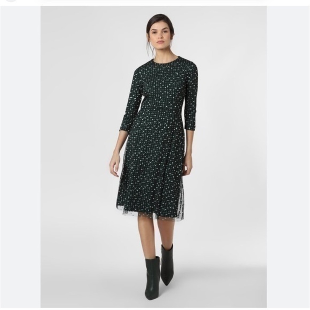 HUGO BOSS Ebriella Embroidered Dot Dress